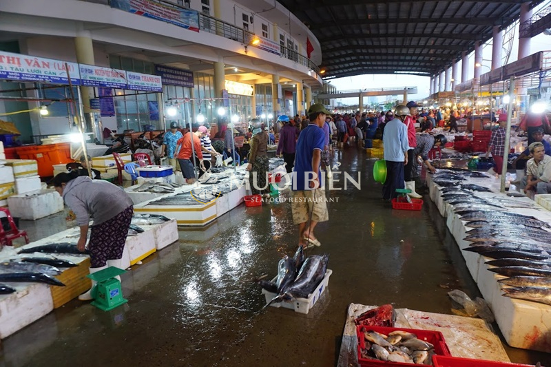 Chợ đầu mối Thủy Sản Thọ Quang là chợ đầu mối hải sản Đà Nẵng nổi tiếng