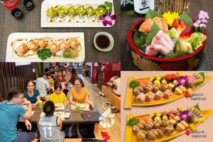 Yes! Sushi & BBQ là nhà hàng Nhật Đà Nẵng kết hợp phong cách truyền thống và hiện đại 