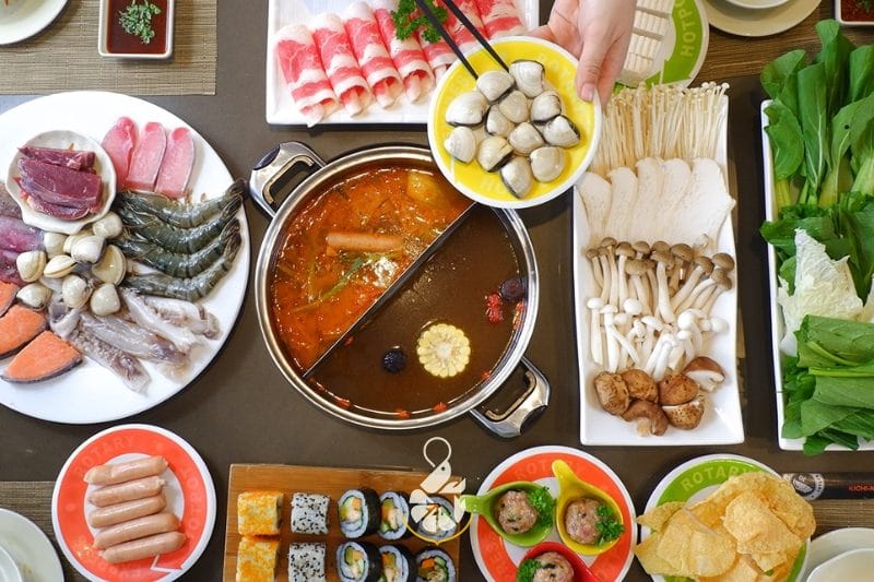 Kichi Kichi là lựa chọn để thưởng thức buffet hải sản tại Đà Nẵng theo hình thức băng chuyền