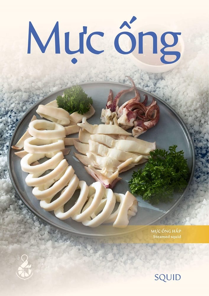 Mực ống hấp