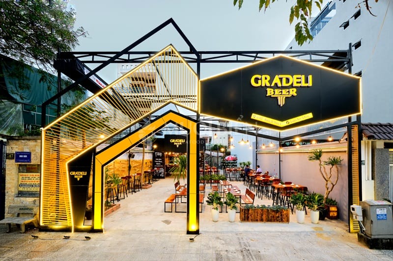 Gradeli Beer - quán nhậu đường 30 4 với bia tươi chất lượng và đa dạng.