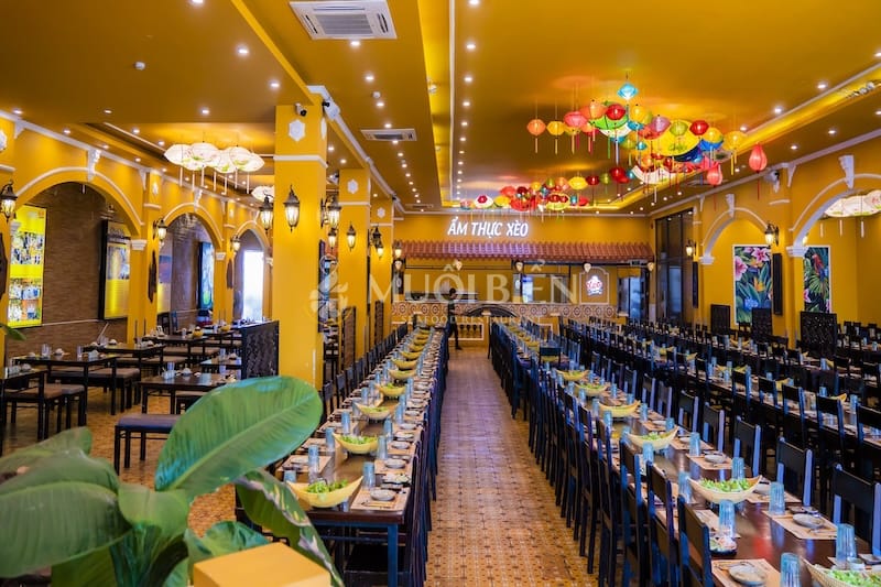Nhà hàng đặc sản miền Trung Ẩm thực Xèo Không gian đậm chất Hội An tại nhà hàng Đà Nẵng nổi tiếng Ẩm thực Xèo