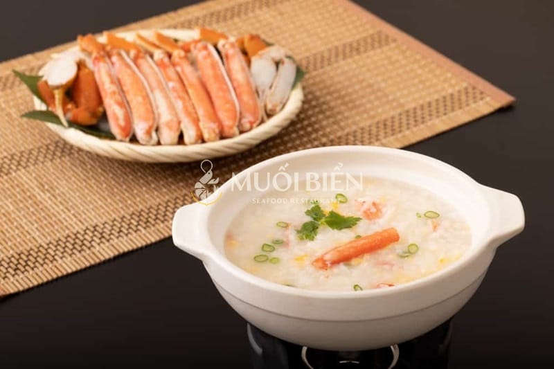 Cháo ghẹ dinh dưỡng phù hợp với mọi lứa tuổi
