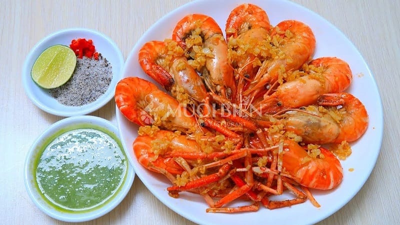 Nước chấm ăn kèm Tôm Càng Xanh Nướng