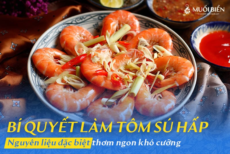 Tôm sú hấp