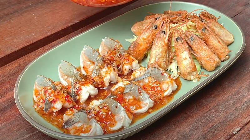 Cách làm món tôm sú sốt thái