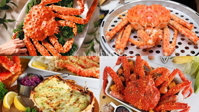 món ngon làm với cua hoàng đế cua hoàng đế giá bao nhiêu 1kg