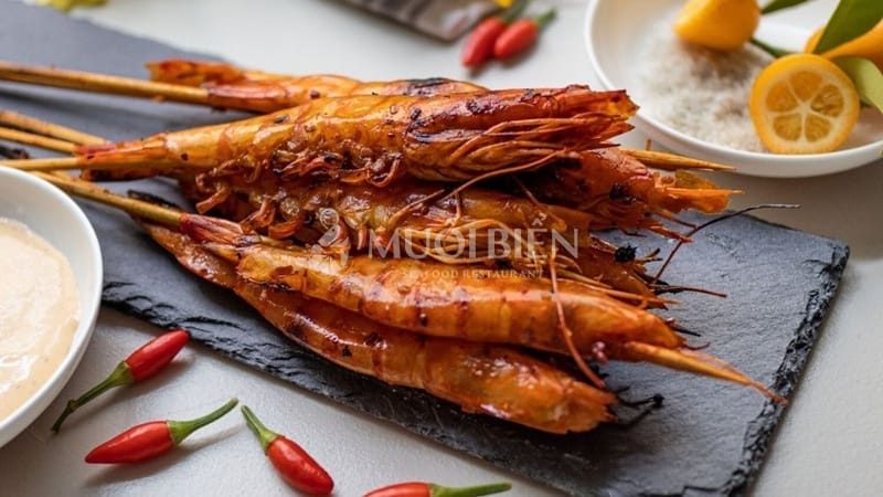 Tôm sú nướng muối ớt siêu ngon