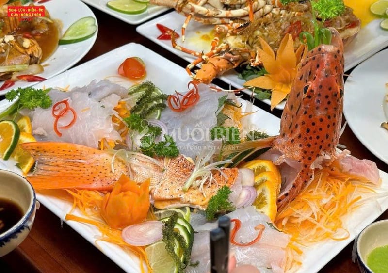 cá mú đỏ sashimi cá mú đỏ sashimi