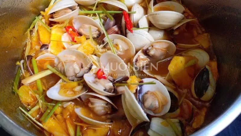 nghêu hấp thái nghêu hấp thái