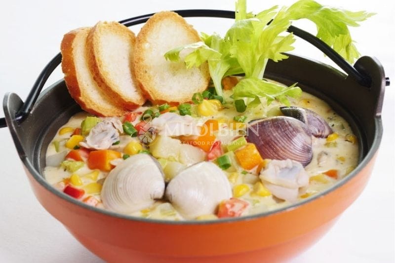 Súp nghêu rau cũ thanh mát, bổ dưỡng