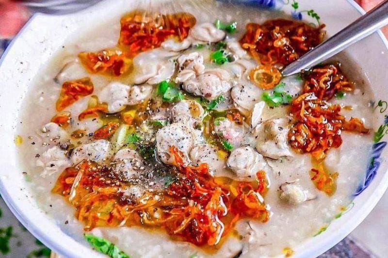 cháo nghêu nghêu làm gì ngon