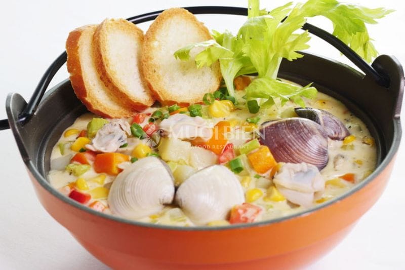 súp nghêu rau củ nghêu làm gì ngon