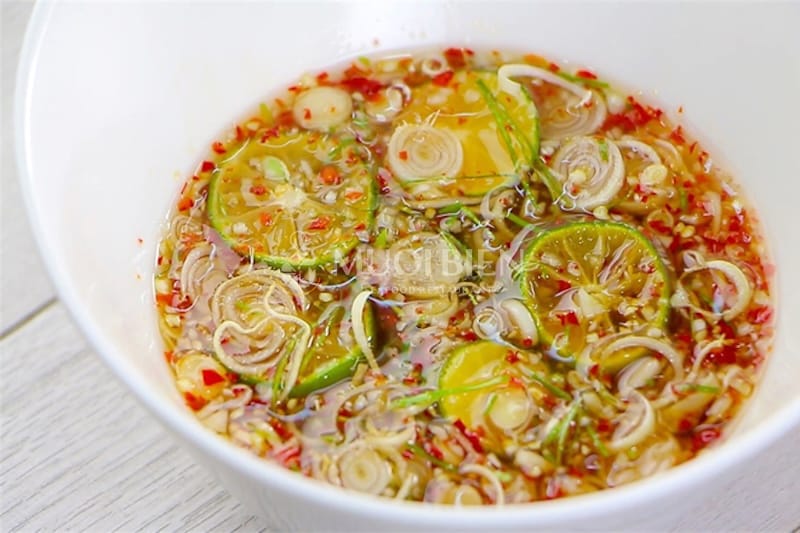 nước mắm ăn nghêu hấp Thái Cách làm nước mắm ăn nghêu hấp Thái