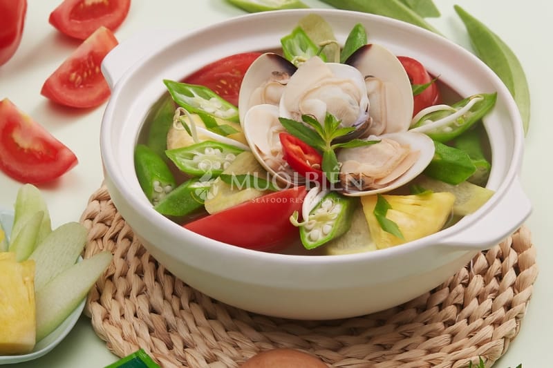 canh nghêu nấu chua con nghêu là con gì