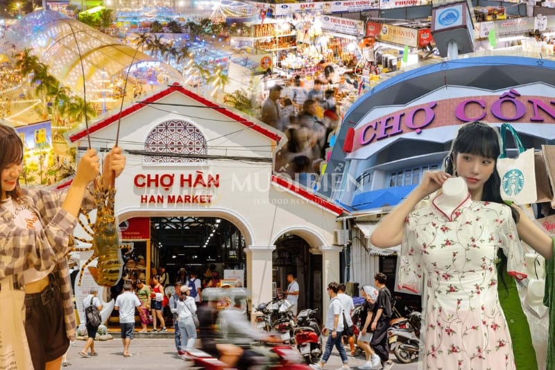 Các khu chợ nổi tiếng ở Đà Nẵng Địa điểm du lịch Đà Nẵng 30/4 - 1/5