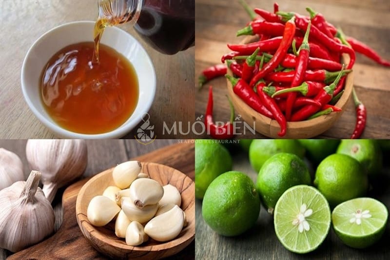 nguyên liệu để làm nước mắm ăn nghêu hấp sả cách làm nước mắm ăn nghêu hấp sả