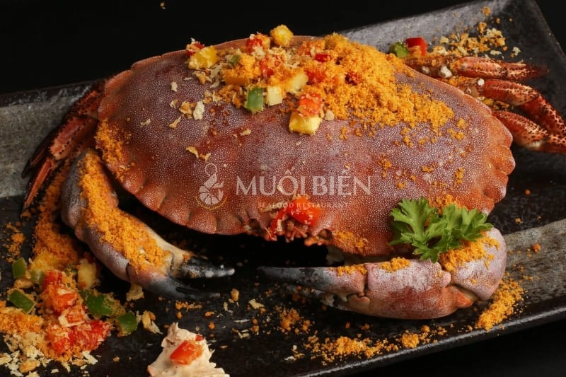 Cua nâu Nauy rang muối Cua nâu Nauy