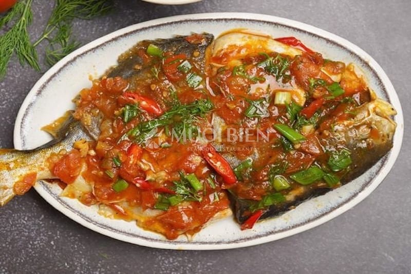 cá chim sốt cà chua Cá chim sốt cà chua