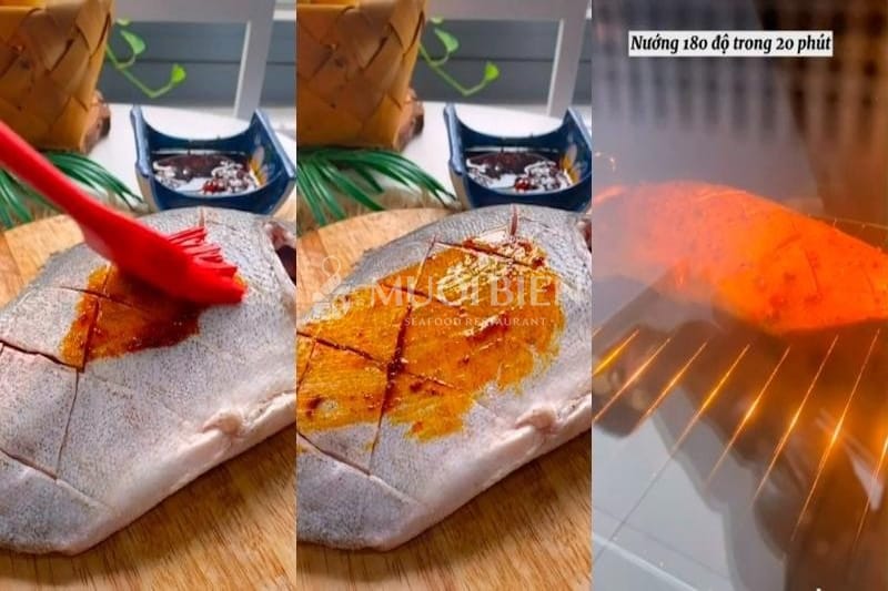 cách nướng cá chim Cá nướng muối ớt bằng lò nướng