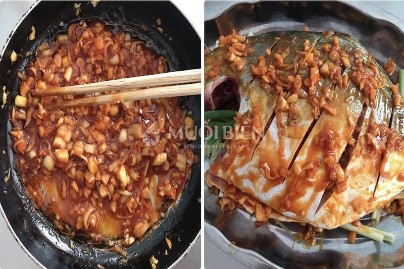 Cách làm nước sốt ướp cá chim Cá chim nướng giấy bạc