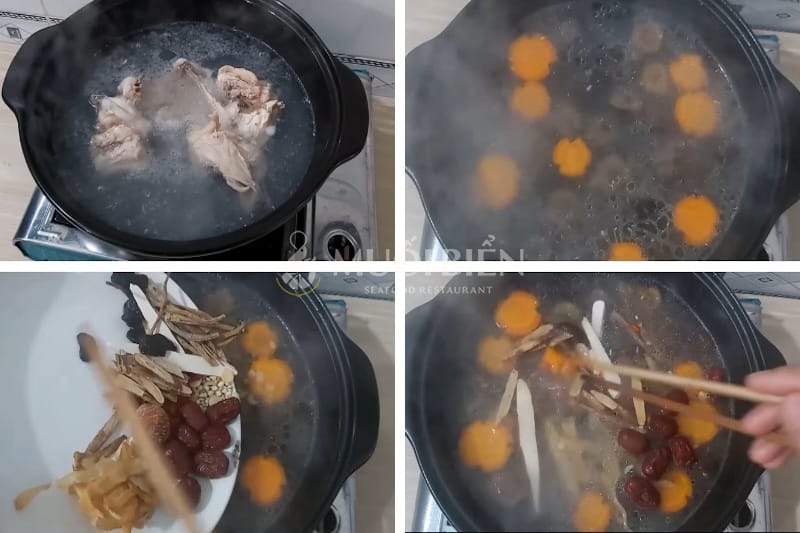 Cách nấu nước dùng bào ngư hầm thuốc bắc bào ngư hầm thuốc bắc