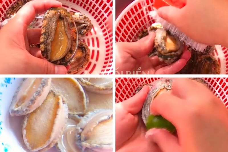 sơ chế bào ngư để ăn sống cách ăn bào ngư sống
