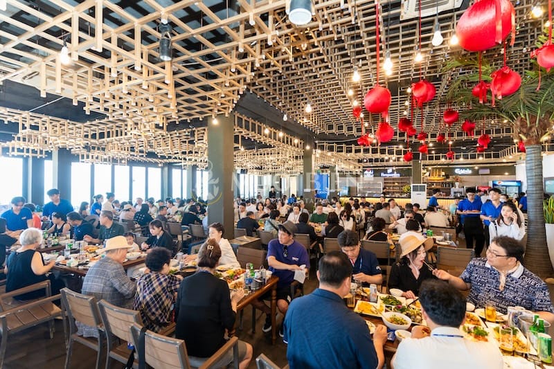 Không gian rộng rãi, sức chứa lớn tại Muối Biển nhà hàng cơm đoàn Đà Nẵng