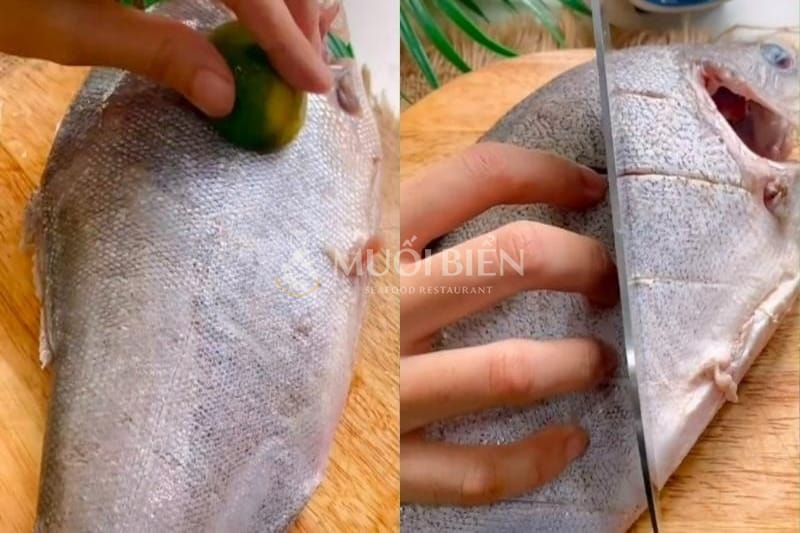 cách làm sạch cá chim cá chim nướng sa tế