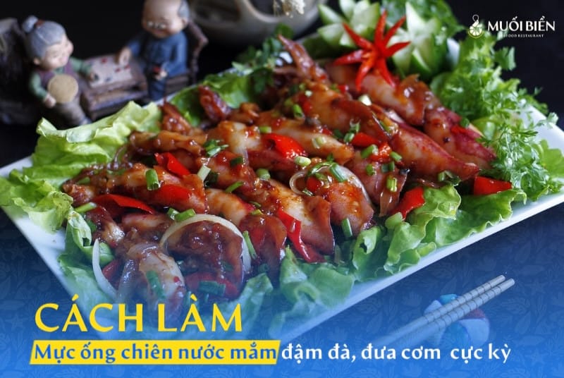 Cách làm mực ống chiên nước mắm đậm đà, thấm vị, đưa cơm