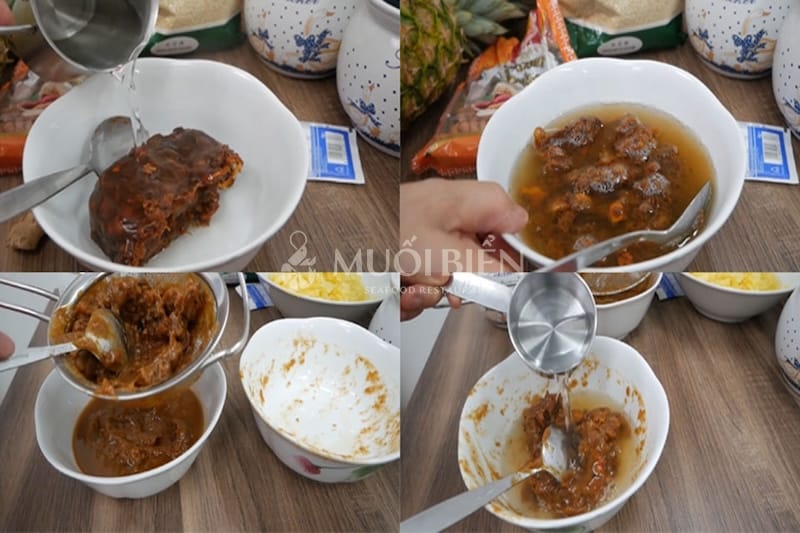 cách sơ chế thịt me ốc hương xào me