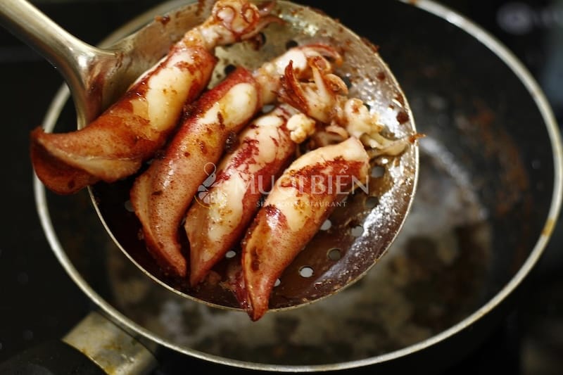 chiên mực ống mực ống chiên nước mắm