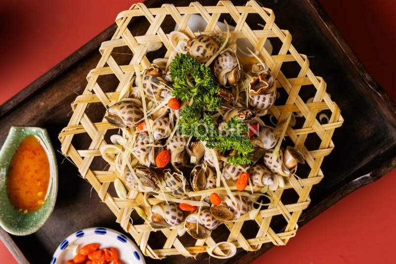ốc hương hấp sả