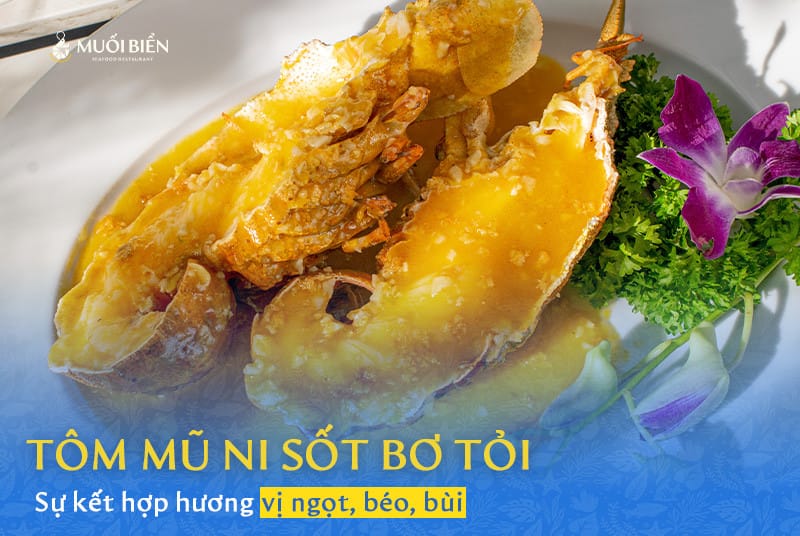 Tôm mũ ni sốt bơ tỏi