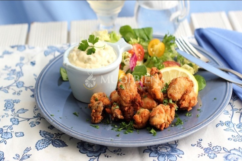 Chế biến hàu ngon với hàu sữa chiên xù giòn rụm