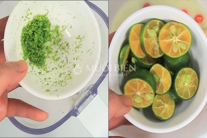 Sơ chế nguyên liệu cho nước chấm hải sản sữa đặc