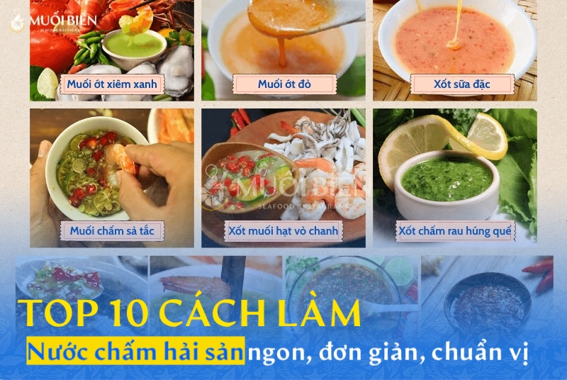 Top 10 cách làm nước chấm hải sản ngon, đơn giản, chuẩn vị
