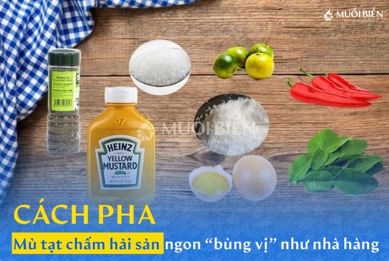 Cách pha mù tạt chấm hải sản ngon "bùng vị" như nhà hàng