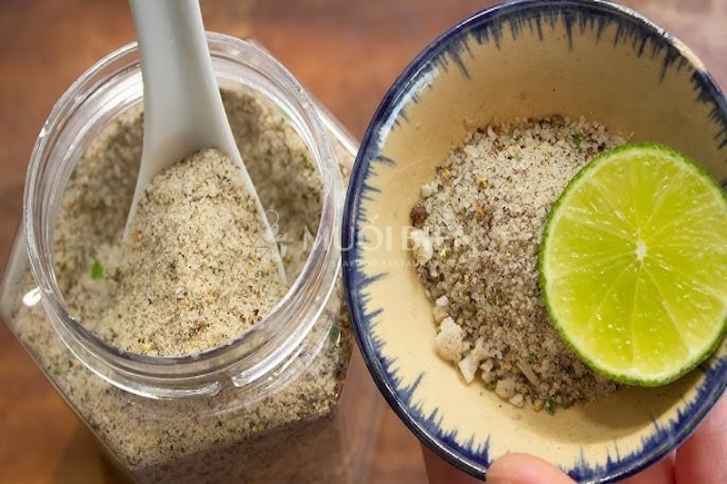 Nguyên liệu làm muối tiêu chấm hải sản