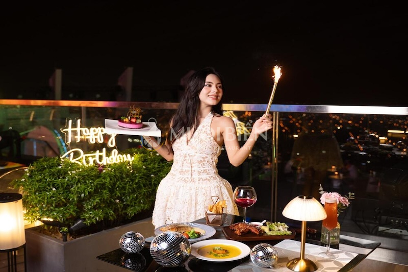 A beautiful birthday venue in Da Nang with full city views