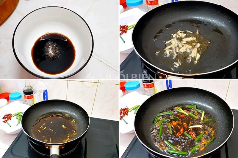 Cách làm nước sốt xì dầu để hấp cá diêu hồng