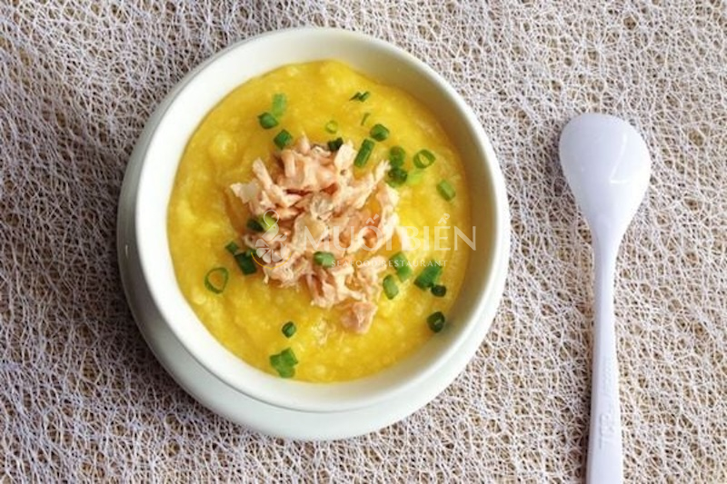 Cách nấu cháo cá diêu hồng cho bé ăn dặm cùng với bí đỏ