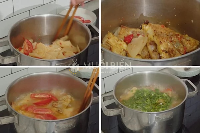 Cách nấu canh chua cá diêu hồng chỉ với vài bước đơn giản