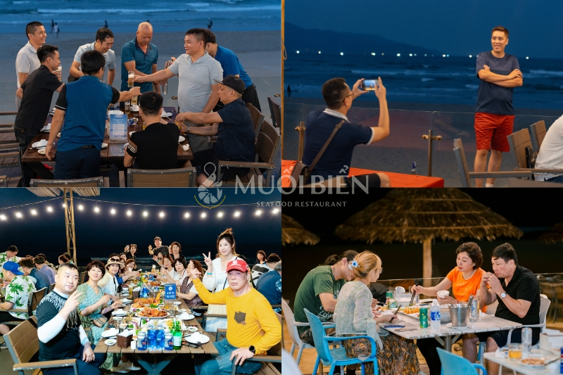 Dạo biển Mỹ Khê về đêm và thưởng thức hải sản tươi sống tại Muối Biển Seafood Restaurant