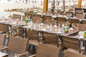 Khu vực ngoài trời tại nhà hàng Muối Biển Seafood Restaurant