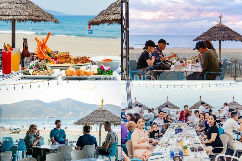 Thưởng thức hải sản tươi ngon bên bờ biển Mỹ Khê tại Muối Biển Seafood Restaurant