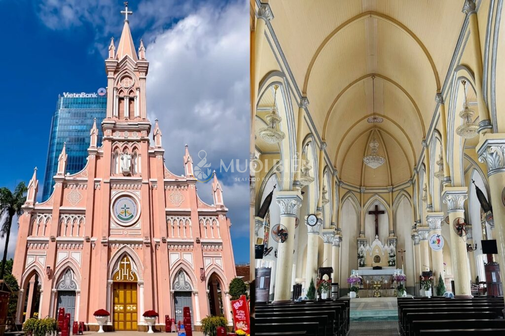 Nhà thờ con Gà - Địa điểm check in Đà Nẵng nổi tiếng với kiến trúc phương Tây