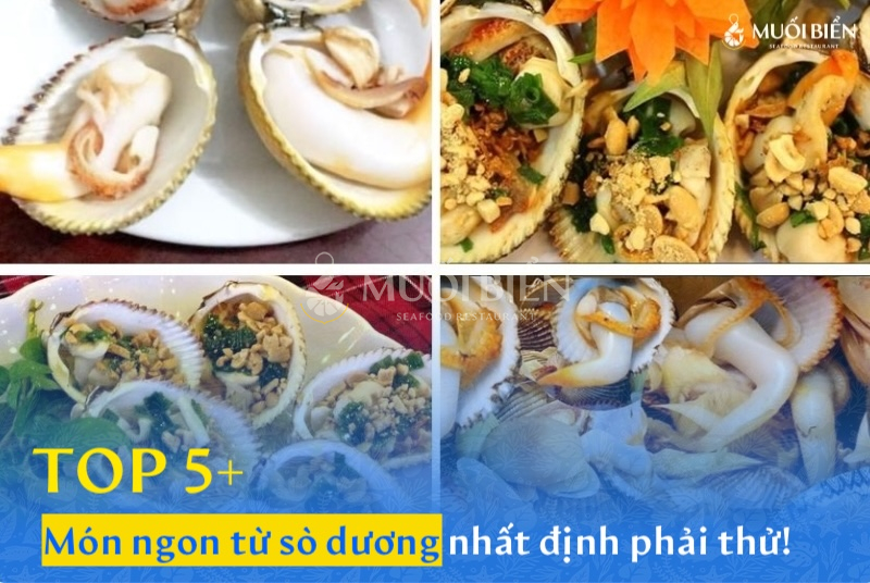 Sò dương làm gì ngon? Top 5+ cách chế biến sò dương hấp dẫn