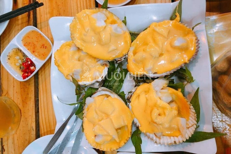 Sò dương nướng phô mai thơm ngon, béo ngậy